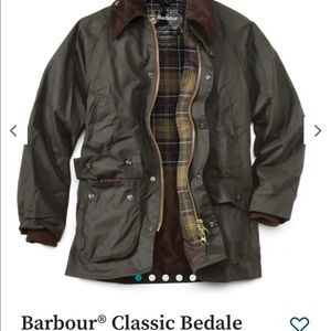 Waxed Barbour jacket